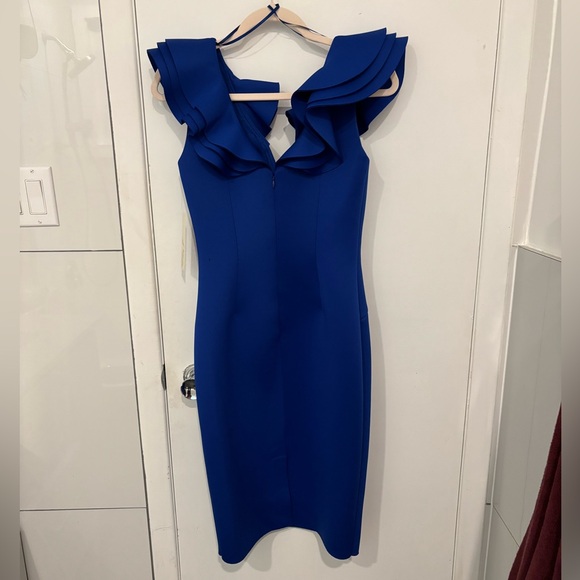 Eliza J Scuba Cocktail Dress – Size 4 – New With Tags - Picture 2 of 7